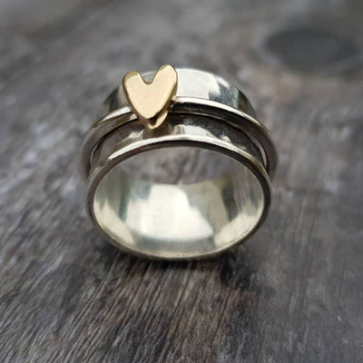Heart Stackable Ring Set
