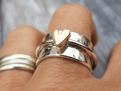Heart Stackable Ring Set