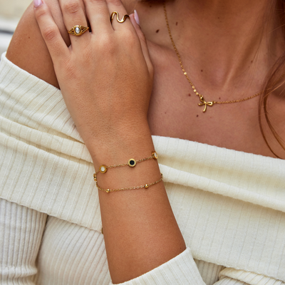Onyx & Ivory Luxe Bracelet
