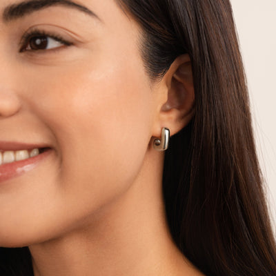 Alice Square Hoop Earrings