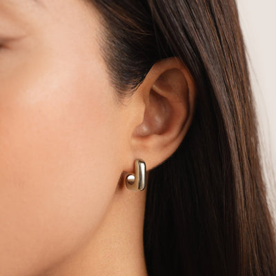 Alice Square Hoop Earrings