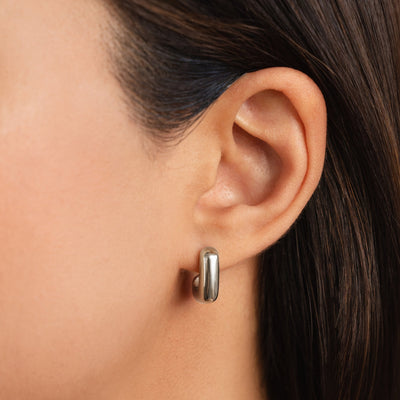 Alice Square Hoop Earrings