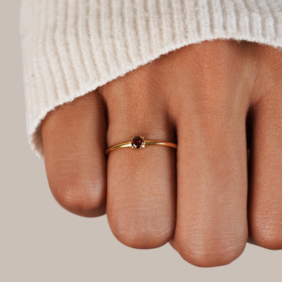 Elegant Ruby Gemstone Ring
