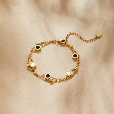 Onyx & Ivory Luxe Bracelet