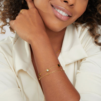 Onyx & Ivory Luxe Bracelet