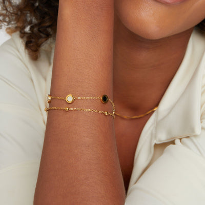 Onyx & Ivory Luxe Bracelet