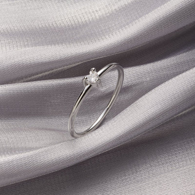 Crystal Heart Ring